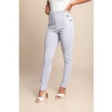 Fenzy Elegantne Oprijete Hlače, Lila | Shoptok.si