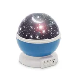 otroška usb led projektorska svetilka modra