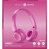 Cellular Line slušalice, AUDIO MUSIC SOUND, Vibed, Bluetooth, Naglavne, On-Ear, roze | shoptok.hr