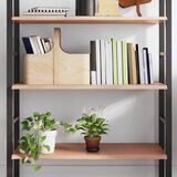 Maison Chic Stenska polica - Viseča Polica svetlo rjava 80x40x2 cm trdna hrastovina, (21784519) | Shoptok.si