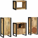  Set namještaja za kupaonicu 4 kom. Smeđa i crna | shoptok.hr