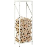  Stalak za drva bijeli 34x25x100 cm Hladno valjani čelik | shoptok.hr