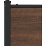Metalni okvir kreveta bez madraca smeđi hrast 100x200 cm | shoptok.hr