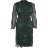 Trendyol Curve Plus Size Dress - Green - A-line Cene