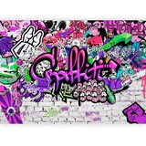Artgeist Foto tapeta - Purple Graffiti 150x105 Standard Cijene