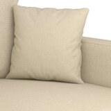  3-dijelni set sofa s jastucima krem od mikrovlakana | shoptok.hr