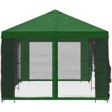 Paviljon s bočnim stranama 6 x 3 m Zelena Poliester i čelik 190 | shoptok.hr