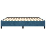  posteljni okvir temno moder 160x200 cm žamet, (20794976) | Shoptok.si