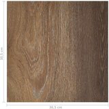  Samoljepljive podne obloge 20 kom PVC 1 86 m² smeđe | shoptok.hr