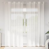 Voile zavjese s ušicama 2 kom bijele | shoptok.hr