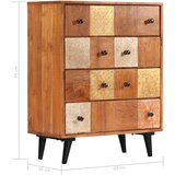  Komoda od masivnog bagremovog drva 60 x 30 x 75 cm | shoptok.hr