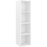 vidaXL Stenska TV omarica bela 37x37x142,5 cm iverna plošča, (20731994) | Shoptok.si