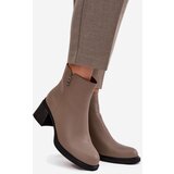VINCEZA Leather Insulated Women's Ankle Boots on Block | Shoptok.si