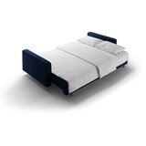 Cosmopolitan Design Temno modra žametna raztegljiva sedežna garnitura s prostorom za shranjevanje 222 cm Bali – | Shoptok.si