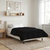  Ljetni pokrivač Crna 140 x 220 cm Mikrofibra i teddy flis | shoptok.hr