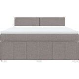  Krevet s oprugama i madracem smeđesivi 180x200 cm tkanina | shoptok.hr