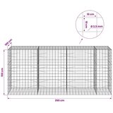  Gabion s žicom debljine 3 5 mm i mrežom 10x10 cm 350x100x150 cm - 100 cm 150 cm 350 cm | shoptok.hr