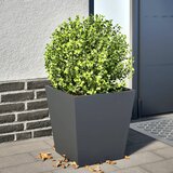 Maison Chic Vrtno korito - Greda - Cvetlični Lonec antracit 40x40x40 cm jeklo, (21790355) | Shoptok.si
