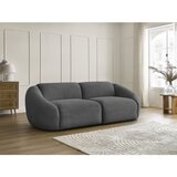 Bobochic Paris Siva sedežna garnitura iz rebrastega žameta 250 cm Tina – | Shoptok.si