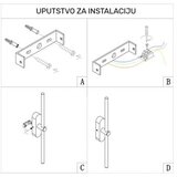 HOME LIGHT vesta 654 led zidna lampa | ePonuda.com
