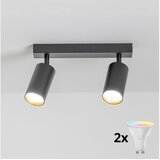  Brilagi - LED RGBW prigušiva spot svetiljka SELE 2xGU10/6W/230V crna/zlatna | Eponuda.com
