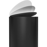 simplehuman Mat črn kovinski koš za smeti s pedalom 6 l – | Shoptok.si