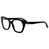 Fendi Way Black Cat Eye Eyeglasses ONE SIZE (53) Črna/Kristalna Cene