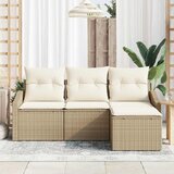  Set sofe 4 kom. Bež poliratan 178 x 117 x 85 cm | Shoptok.si