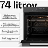 Klarstein Velaire vgradna pečica + Velaire indukcijska kuhalna plošča + Velaire kuhinjska napa | 60 cm | Shoptok.si