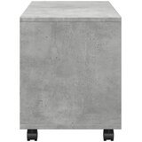 vidaXL Omarica na kolesih betonsko siva 72x33x42,5 cm inženirski les | Shoptok.si