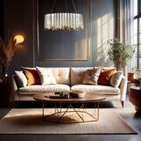 Toolight Stropna svjetiljka sa staklenom kuglom APP1763-8CP metal CHROME | shoptok.hr