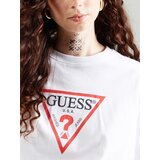 Guess Majica 'ICONIC' rdeča / črna / bela | Shoptok.si