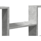 Zidna polica siva boja betona 99x15x60 cm konstruirano drvo | shoptok.hr