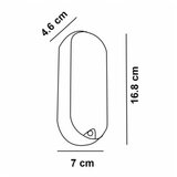  LED SVETILJKA BL1 ELIPSA 12W 4000K IP65 CRNA | ePonuda.com