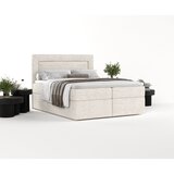 Maison de Rêve Kremno bela boxspring postelja s prostorom za shranjevanje 160x200 cm Imagine – | Shoptok.si
