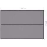  Vanjska cerada 3 x 2 m siva | shoptok.hr