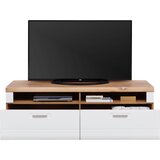 Mömax tv-element auris, bela, barva hrasta | Shoptok.si