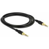Delock 85549 audio priključni kabel [1x 3,5 mm banana utikač - 1x 3,5 mm banana utikač] 2 m crna | Eponuda.ba