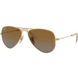 Ray-Ban Junior Aviator Junior RJ9506S 223/T5 Polarized L (52) Zlata/Rjava Cene