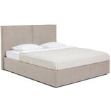 Bonami Selection Sivorjava oblazinjena zakonska postelja s prostorom za shranjevanje z letvenim dnom 180x200 cm Thessa Bold – | Shoptok.si