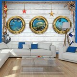  Samoljepljiva foto tapeta - Tree portholes 343x245 Cijene