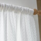Pineapple Elephant Bijela prozirna zavjesa 140x229 cm Muscat Waffle – | shoptok.hr