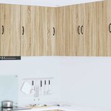 vidaXL Stenska kuhinjska omarica s polico Sonoma hrast 57 x 57 x 80 cm | Shoptok.si