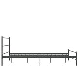  Okvir za krevet bez madraca sivi metalni 140 x 200 cm | shoptok.hr