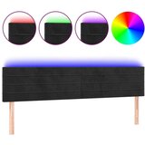  Posteljno vzglavje črno 160x5x78/88 cm žamet, (20952559) | Shoptok.si