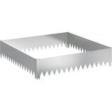  Ograda oko Travnjaka 4 kom. 100 x 100 x 20 cm Čelik Srebrna - Pocinčani čelik 100 x 100 x 20 cm 4 | shoptok.hr