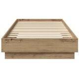  Okvir za krevet s LED svjetlom Hrast artisan 80 x 200 cm - Hrast artisan 80 x 200 cm | shoptok.hr