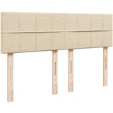 vidaXL Krevet s oprugama i madracem krem 140x200 cm od tkanine | shoptok.hr