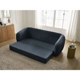 Bobochic Paris Tamno plava sklopiva sofa od šenila 228 cm Neyo – | shoptok.hr