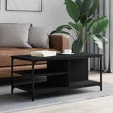 vidaXL Stolić za kavu crni 100 x 50 x 45 cm od konstruiranog drva Cijene